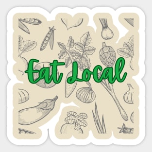 EatLocal Sticker